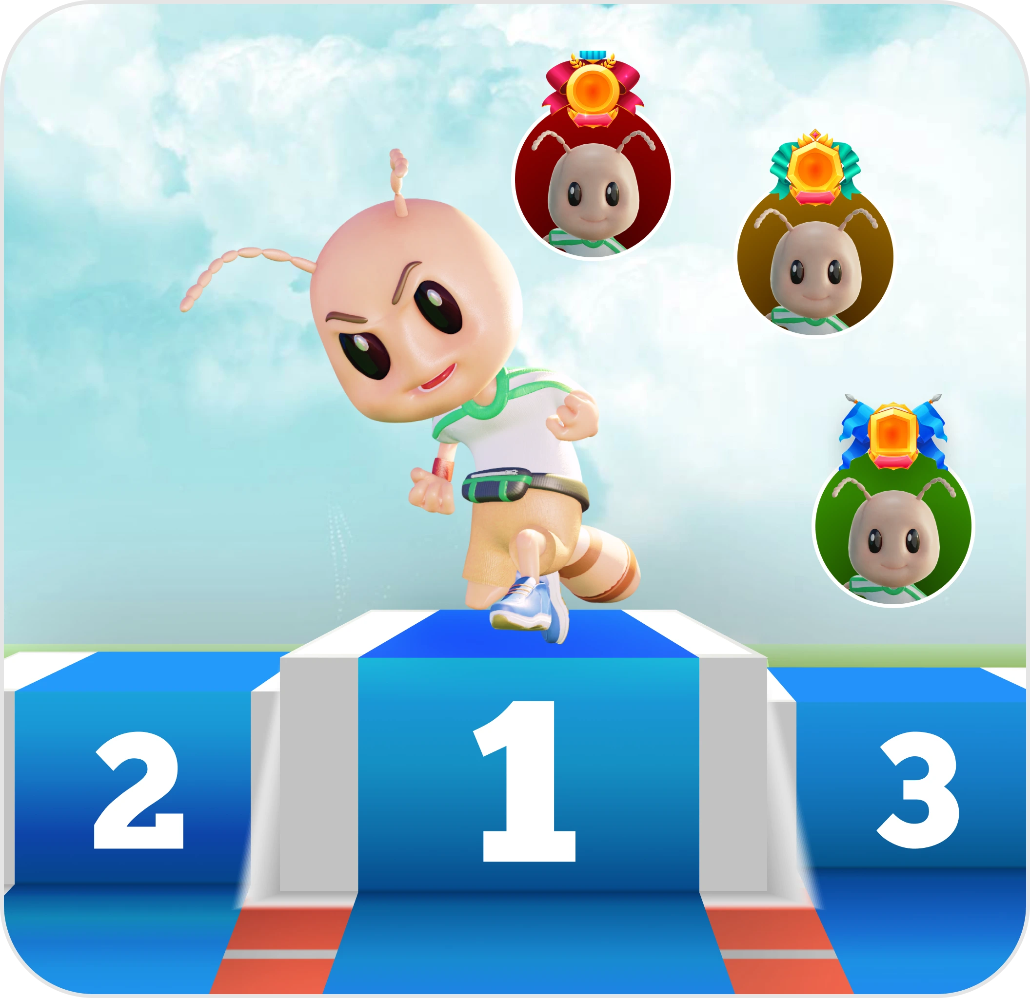 View position on leaderboard